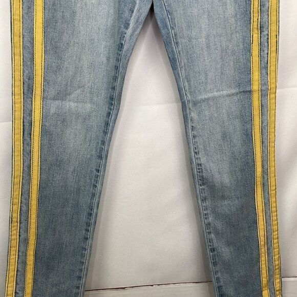 EVIDNT Los Angeles track trim slim jeans size 24 NWT - Picture 3 of 14